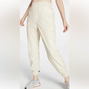 💕CALIA FAUX LEATHER CARGO POCKET ELASTIC WAIST CREAM JOGGERS SIZE XL💕